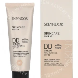 Skeyndor Make Up DD Cream Age Defence SPF50 40ml 01 fles en verpakking