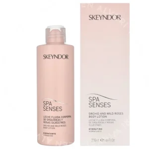 Skeyndor Spa Senses Body Lotion 200ml Orchid & Wild Roses fles en verpakking