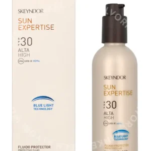 Skeyndor Sun Expertise Protective Fluid SPF30 200ml  fles en verpakking