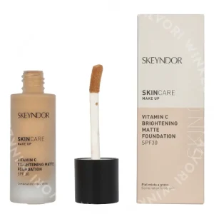 Skeyndor Vitamin C Brightening Matte Foundation 30ml Combination To Oily Skin fles en verpakking
