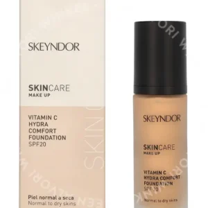 Skeyndor Make Up Vitamin C Hydra Comfort Foundation SPF20 30ml 01 fles en verpakking