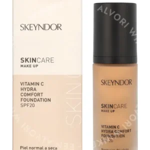 Skeyndor Make Up Vitamin C Hydra Comfort Foundation SPF20 30ml 03 fles en verpakking