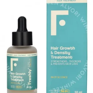 Freshly Cosmetics Hair Growth & Density Treatment 50ml  fles en verpakking