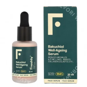 Freshly Cosmetics Bakuchiol Well-Ageing Serum 30ml  fles en verpakking