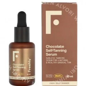 Freshly Cosmetics Chocolate Self-Tanning Serum 30ml  fles en verpakking