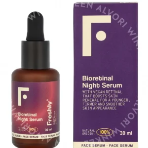 Freshly Cosmetics Bioretinal Night Serum 30ml fles en verpakking