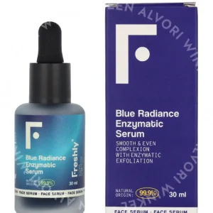 Freshly Cosmetics Blue Radiance Enzymatic Serum 30ml  fles en verpakking