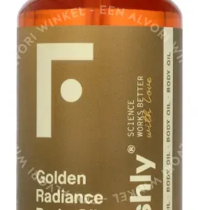 Freshly Cosmetics Golden Radiance Body Oil 200ml  verpakking