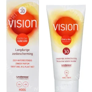 Vision Suncream SPF30 200ml  fles en verpakking