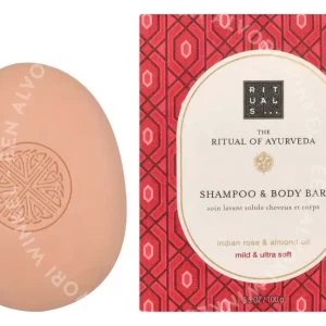 Rituals Ayurveda Shampoo And Body Bar 100g Mild & Ultra Soft fles en verpakking