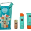 Rituals Karma Summer Sun Care Set 130ml Shimmering Body Oil 30ml/Face Cream SPF30 50ml/Milky Spray SPF30 50ml fles en verpakking