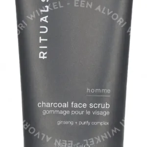 Rituals Homme Charcoal Face Scrub 125ml Ginseng + Purity Complex verpakking