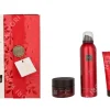 Rituals Ayurveda Set 565ml Salt Body Scrub 125gr/Body Cream 100ml/Foaming Shower Gel 200ml/Scented Candle 140gr fles en verpakking