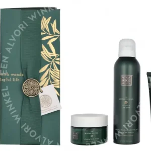 Rituals Jing Set 565ml Body Cream 100ml/Scented Candle 140ml/Body Scrub 125ml/Foaming Shower Gel 200ml fles en verpakking