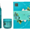 Rituals Karma Giftset 325ml Overnight Body Mask 125 ml/Foaming Shower Gel 200 ml fles en verpakking