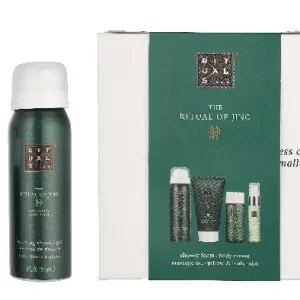 Rituals Jing Small Giftset 190ml Foaming Shower Gel 50ml/Night Pillow & Body Mist 20ml/Massage Oil 50ml/Body Cream 70ml fles en verpakking