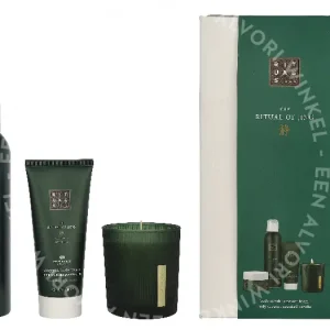 Rituals Jing Medium Giftset 565ml Scented Candle 140g/Foaming Shower Gel 200ml/Body Cream 100ml/Body Scrub 125g fles en verpakking