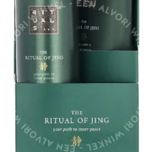 Rituals Jing Trial Set 245ml Body Scrub 125g/Foaming Shower Gel 50ml/Body Cream 70ml verpakking
