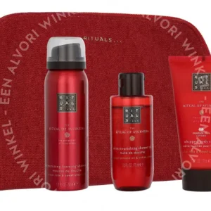 Rituals Ayurveda Travel Exclusives 215ml Foaming Shower Gel 50ml/Shower Oil 75ml/Body Cream 70ml/Body Mist 20ml fles