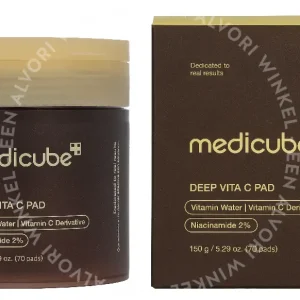 Medicube Deep Vita C Pads 150g  fles en verpakking