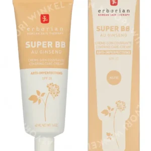 Erborian Super BB Covering Care-Cream SPF20 40ml Nude fles en verpakking