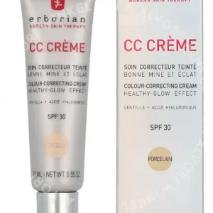 Erborian CC Cream 15ml Porcelaine fles en verpakking