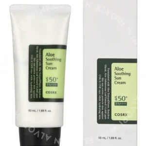 Cosrx Aloe Soothing Sun Cream SPF50+ PA+++ 50ml  fles en verpakking