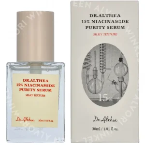 Dr. Althea 15% Niacinamide Purity Serum 30ml  fles en verpakking