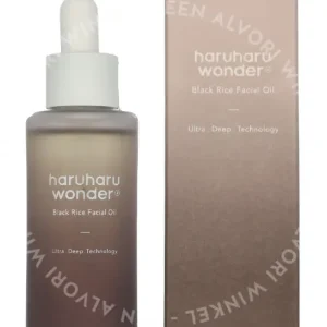 Haruharu Wonder Black Rice Facial Oil 30ml  fles en verpakking