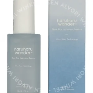 Haruharu Wonder Black Rice Hyaluronic Essence 50ml  fles en verpakking