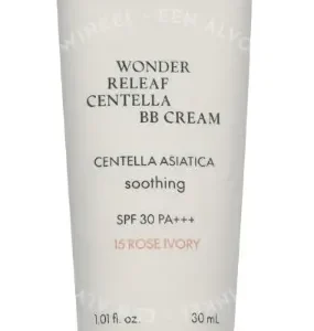 Purito Seoul Wonder Releaf Centella BB Cream SPF30 PA+++ 30ml #15 Rose Ivory fles
