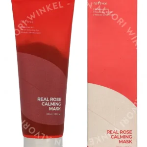 Isntree Real Rose Calming Mask 100ml fles en verpakking