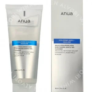 Anua 8 Hyaluronic Acid Moisturizing Gentle Gel Cleanser 150ml  fles en verpakking