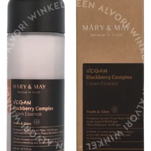 Mary & May Vegan Blackberry Complex Cream Essence 140ml  fles en verpakking