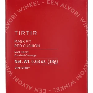 Tirtir Mask Fit Red Cushion Foundation SPF40 18g #21N Ivory verpakking