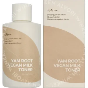 Isntree Yam Root Vegan Milk Toner 200ml  fles en verpakking