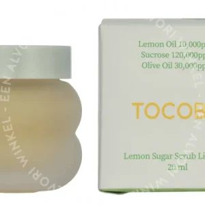 Tocobo Lemon Sugar Scrub Lip Mask 20ml  fles en verpakking