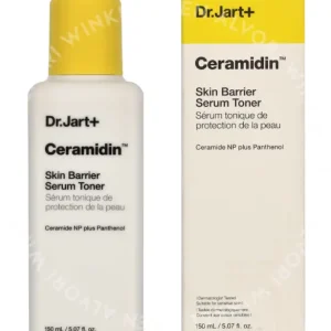 Dr. Jart+ Ceramidin Skin Barrier Serum Toner 150ml  fles en verpakking