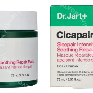 Dr. Jart+ Cicapair Sleepair Intensive Soothing Repair Mask 75ml fles en verpakking