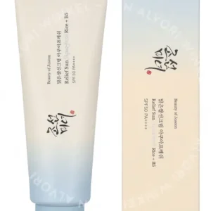 Beauty Of Joseon Relief Sun Aqua-Fresh Gel Cream SPF50+ 50ml Rice + B5 fles en verpakking