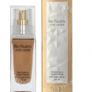 E.Lauder Re-Nutriv Ultra Radiance Liquid Makeup SPF20/PA 30ml #3W1 Tawny fles en verpakking
