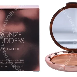 E.Lauder Bronze Goddess Highlighting Powder Gelee 9g #02 Solar Crush fles en verpakking