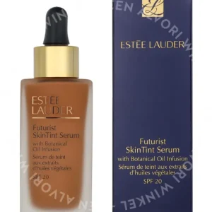 E.Lauder Futurist SkinTint Serum SPF20 30ml #5N2 Amber Honey fles en verpakking