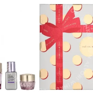 E.Lauder Resilience Multi-Effects Radiance Routine Set 100ml Resilience Multi-Effect SPF15 50ml /Perfectionist Pro Rapid Firm/Lift Serum 15ml /Perfectly Clean Cleanser 30ml /Resilience Multi-Effect Eye 5ml fles en verpakking