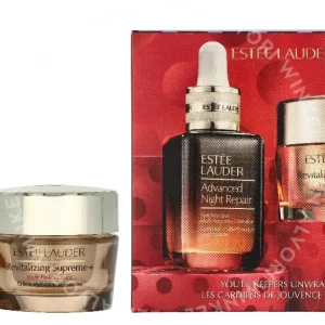 E.Lauder Advanced Supreme Set 60ml Advanced Night Repair Serum 30ml /Revitalizing Supreme+ Youth Power Creme 30ml fles en verpakking