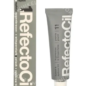 RefectoCil Eyelash & Eyebrow Colour 15ml #1.1 Graphite fles en verpakking
