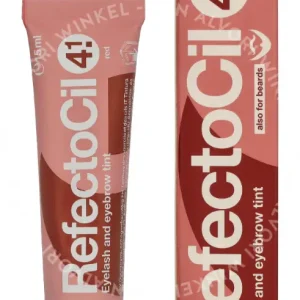 RefectoCil Eyelash & Eyebrow Colour 15ml #4.1 Red fles en verpakking
