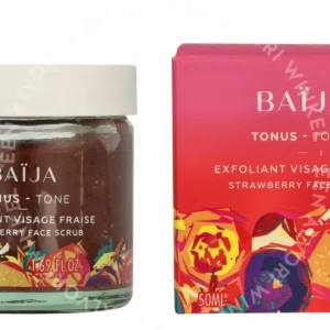 Baija Exfoliant Face Scrub Strawberry 50ml  fles en verpakking