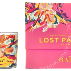 Baija Lost Paradise Set Pineapple & Brazil Nut Oil 125ml Edp Spray 50ml/Candle 75g fles en verpakking