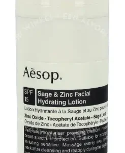 Aesop Sage & Zinc Facial Hydrating Lotion SPF15 50ml  fles